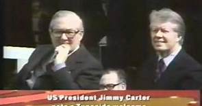 US President Jimmy Carter visits Newcastle in 1977 And Becomes An Adopted Geordie