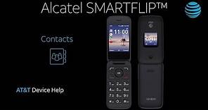 Learn about Contacts on the Alcatel SMARTFLIP | AT&T Wireless