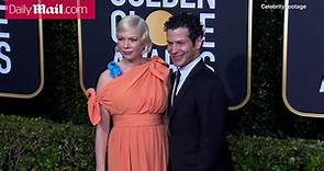 Michelle Williams and Thomas Kail at the 2020 Golden Globes
