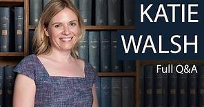 Katie Walsh | Full Q&A | Oxford Union