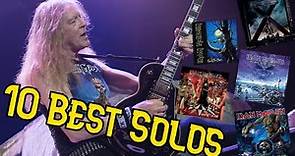 10 of the best! - Janick Gers solos (Iron Maiden)