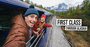 We Took a LUXURY Train Ride Across ALASKA! Full Tour + Exploring Denali!