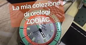 La mia collezione orologi Zodiac in italiano ed il nuovo zodiac cocomero