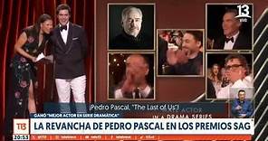 Pedro Pascal gana como "mejor actor en serie dramática" en los premios SAG