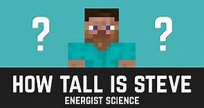 HOW TALL IS STEVE? - Minecraft Science