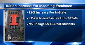 University of Illinois raising tuition for new students at Urbana-Champaign, Chicago campuses