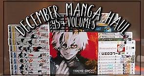MASSIVE December Manga Haul !! | 45+ Volumes | Plasm's Manga