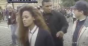 Mike Tyson & Robin Givens in Moscow, Russia (September 12, 1988)