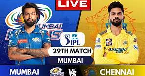 🔴 LIVE Tata IPL : CSK vs MI Live Match, Chennai vs Mumbai | IPL Live Scores & Commentary