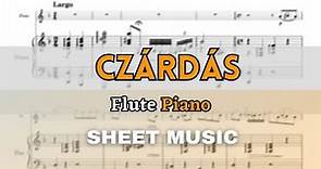 Monti - Czardas | Flute and Piano (Sheet Music/Full Score)