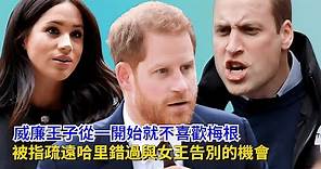 威廉從一開始就不喜歡梅根，被指控疏遠哈里，錯過與女王告別的機會#威廉王子#哈里王子#梅根#安妮公主#凯特#查尔斯#乔治王子#夏洛特公主#卡米拉#戴安娜#英女王
