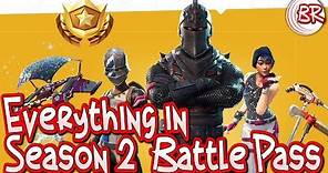 Everything In the Season 2 Battle Pass - Fortnite: Battle Royale