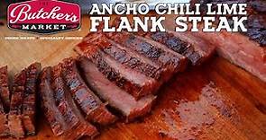 How to Cook Flank Steak with The Butchers Market in Ancho Chili Lime Marinade