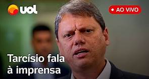 🔴 Tarcísio de Freitas ao vivo: acompanhe a coletiva do governador de São Paulo