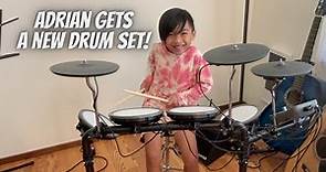 New DED-70 Donner Drum Set For Kids!