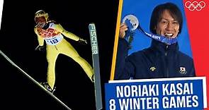 EIGHT OLYMPICS for Noriaki Kasai 🇯🇵⛷
