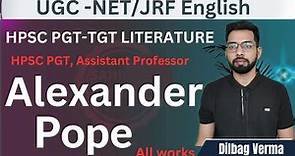 The Impact of Alexander Pope: A Masterpiece of Poetry || UGC Net English