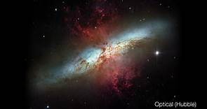 NASA Scientific Visualization Studio | Messier 82: Cigar Galaxy in Multiple Wavelengths
