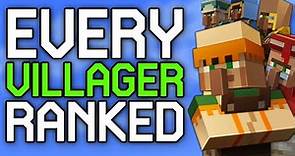 Ranking EVERY Villager in Minecraft