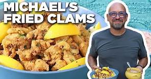 Michael Symon's Fried Clams with Tartar Dipping Sauce | Symon Dinner's Cooking Out | Food Network