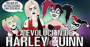 La evolución de Harley Quinn (ANIMADA)