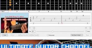 [Guitar Solo Tab] Love Will Keep Us Alive (The Eagles)