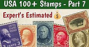 USA Stamps Worth Money - Part 7 | Quick Review Of 104 Most Expensive Stamps From America