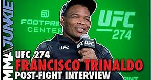 Francisco Trinaldo happy to put on another 'fan favorite fight' | #UFC274