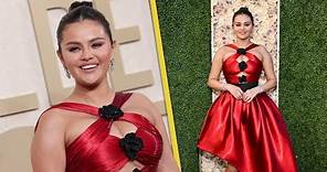 Selena Gomez STUNS in Red at Golden Globes