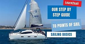 LEARN TO SAIL - OUR STEP BY STEP GUIDE TO THE POINTS OF SAIL