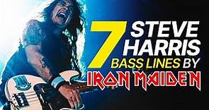 7 Iconic STEVE HARRIS Bass Lines (from Iron Maiden)