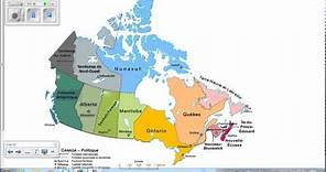 Canada: Provinces, territoires et capitales