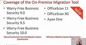 Trend Micro Worry-Free Services - Migration Tool