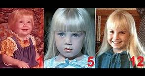 Heather O'Rourke from 1 to 12 years old