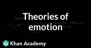 Theories of Emotion | Processing the Environment | MCAT | Khan Academy