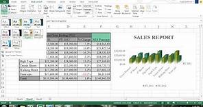 Microsoft Excel 2013 Tutorial For Beginners #1: Crash Course Data Entry Formulas Formats Charts 365
