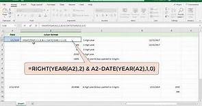 How to Convert Dates to Julian Date Formats in Excel - Office 365
