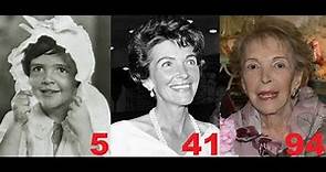 Nancy Reagan from 0 to 94 years old