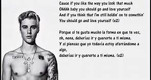 Justin Bieber - Love yourself (lyric español/ingles)