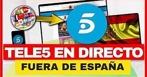 TELECINCO EN DIRECTO FUERA DE ESPAÑA EN 2023 📺 ¿Cómo ver TeleCinco en directo en Streaming? (LEGAL)✅