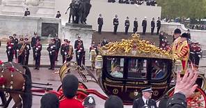 Prince and Princess of Wales Arrive to Buckingham Palace After Coronation Ceremony in London, UK