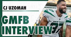 CJ Uzomah Talks Girls Flag Football, Jets Future & More on GMFB 🏈 | The New York Jets | NFL