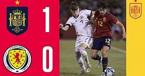RESUMEN | España 1-0 Escocia | Segunda jornada clasificación Europeo sub-21 2025 | 🔴 SEFUTBOL