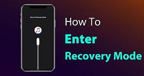 How To Enter Recovery Mode on iPhone without Home Button [2 Ways]