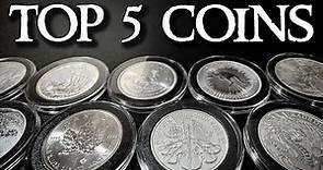 Top 5 Silver Bullion Coins in 2023