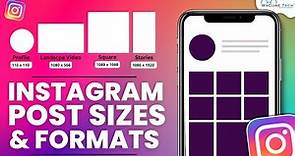 Instagram Post Size & Formats: Photos, Stories, IGTV Video - Explained