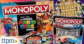 The Super Mario Bros. Movie Monopoly and NBA Prizm Monopoly