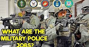 EVERY MILITARY POLICE JOB EXPLAINED