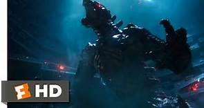 Godzilla vs. Kong (2021) - Mechagodzilla Rises Scene (4/10) | Movieclips