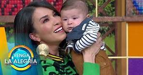 Lucio, hijo de Laura G, visitó el foro de VLA y tuvo su primera aparición en tele.| Venga La Alegría